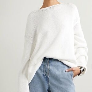 ANOTHER TOMORROW Organic Cotton Sweater